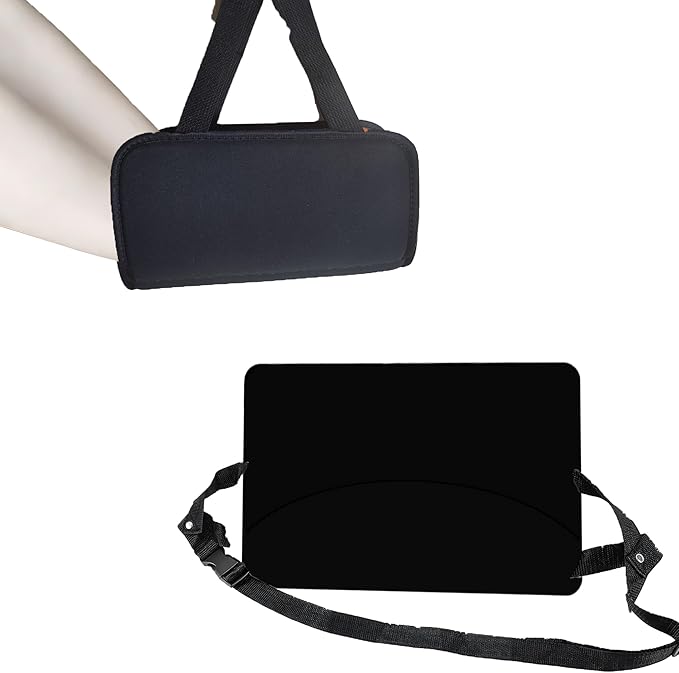 Foot Hammock for Plane Travel Essentials Relax Your Foot Rest for Airplane Gadgets Adjustable Airplane Travel Accessories for Flight Essentials,Office,Desk(Black, 1 Pack)