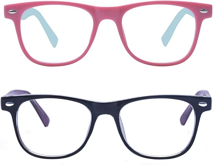Outray Blue Light Glasses for Kids Computer Blue Light Blocking Glasses for Boys and Gilrs Age 3-12 Anti Eyestrain