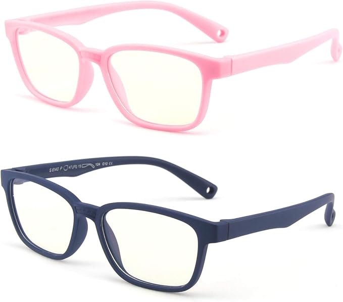 Anti Blue Light Glasses for Kids Computer Glasses, Video Gaming Glasses for Children