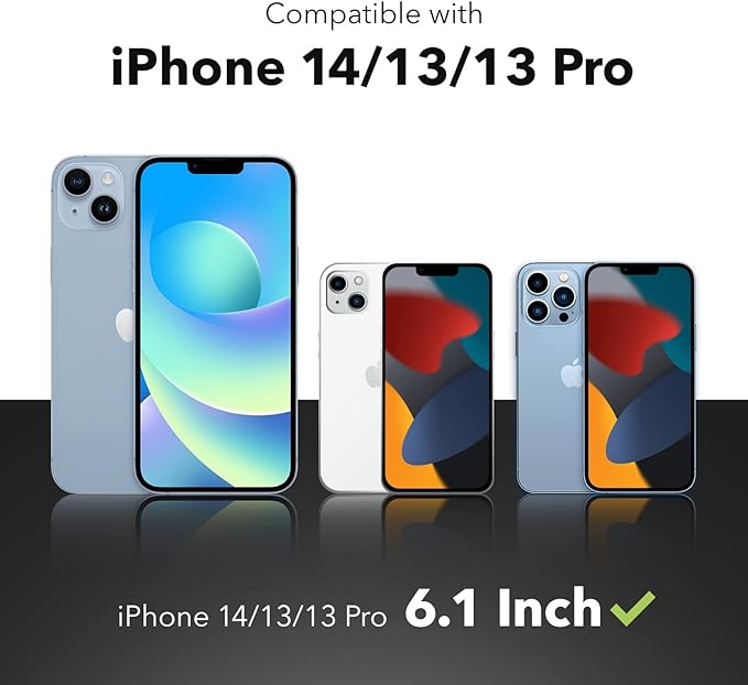 ZAGG XTR2 Screen Protector for iPhone 14/13 Pro/13 - Glass, New Anti-reflective Technology, Anti-dust installation, InvisibleShield, Ultra Strong Hexiom Impact Technology