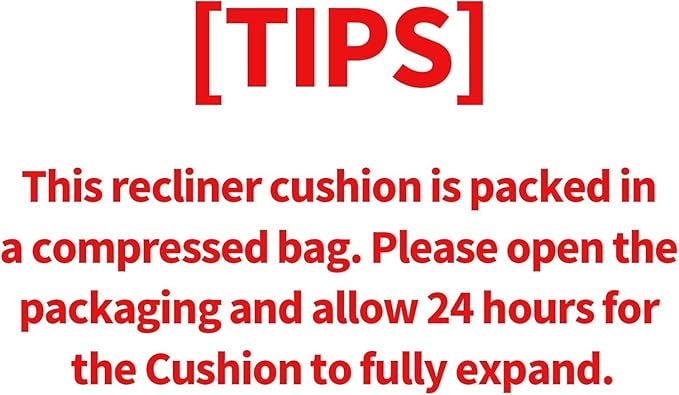 HOMBYS Foam Lumbar Support Pillow for Recliner with Recliner Chair Seat Cushion-Thick Seat Cushion for Elderly with Long Back Support, Extra Large & Non-Slip, Black