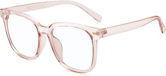 PANNER Oversized Square Blue Light Blocking Glasses for Women Men Anti Glare Reduce Eyestrain Computer Glasses