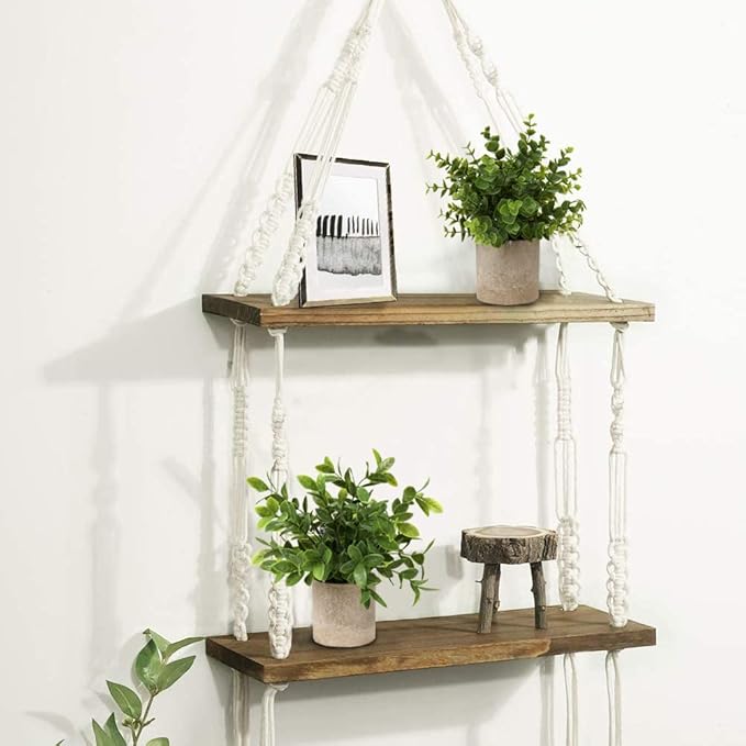 Briful Artificial Potted Plants Set of 2 Small Faux Plant Eucalyptus Mini Fake Plant Decor for Home Table Office Room Desk Bathroom Shelf Kitchen Rustic Farmhouse Mantel Decoration