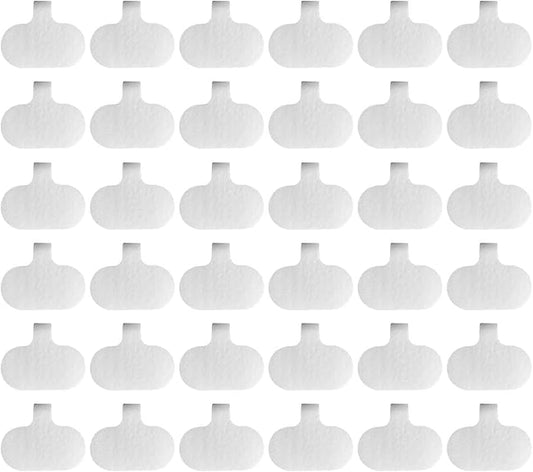 Cable Labels by Wrap-It Storage, Regular, White (36 Pack) - Write On Cord Labels, Wire Labels, Cable Tags and Wire Tags for Cable Management and Electronics, Computers. Great Stocking Stuffer