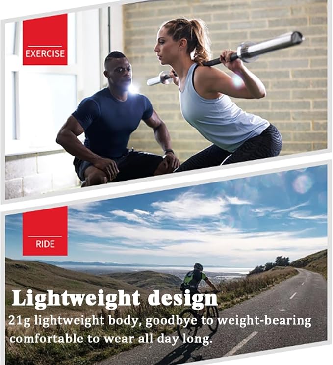 Neckband Bluetooth Headphones 9D Surround Sound HiFi Stereo Neck Hanging Noise Reduction in-Ear Wireless Earbuds 8 H Music Time IPX6 Waterproof Ultra-Lightweight Comfort for Sports/Office