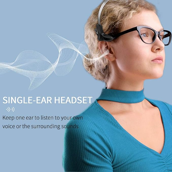 USB Headset with Microphone for PC Laptop Computer Headphone Noise Cancelling Mic for Home Office Online Class Skype Zoom