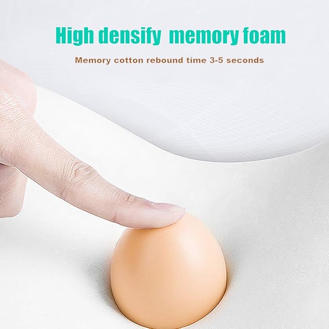 Newgam Lumbar Support Pillow/Back Cushion,Memory Foam Orthopedic Backrest with Breathable 3D Mesh for Car Seat,Office/Computer Chair,Wheelchair and Recliner,Ergonomic Design for Back Pain