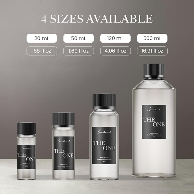 Diffuser Oil - The One | Inspired by 1 Hotel® Miami Beach Lobby Scent | Aromatherapy Fragrance Oil | Notes of Cardamom, Leather, Lemon with Cinnamon & Sandalwood (20 mL)