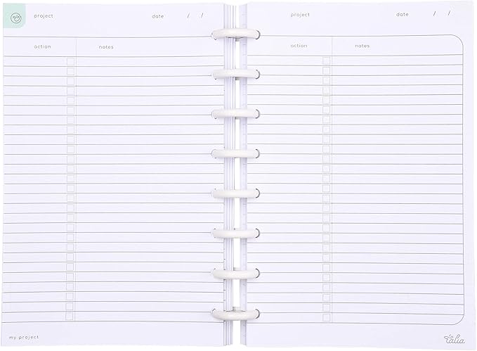 Talia Discbound Notebook Refills (Project Layout, Junior (5.5in x 8.5in))