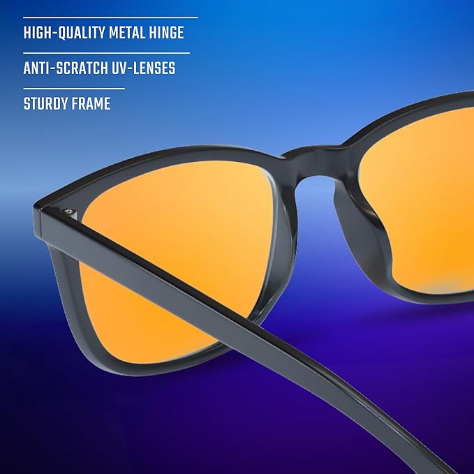 livho High Tech Blue Light Glasses - Advanced up to 99% Blue Light Blocking Computer Glasses - Screen Fatigue & UV Protection