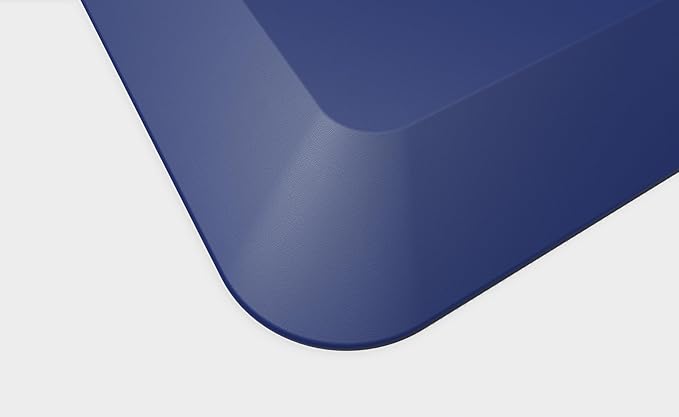 Anti Fatigue Floor Mat,Kitchen Mat, Standing Desk Mat – Comfort at Home, Office, Garage - Polyurethane(PU) Foam (Blue, 30" L x 17" W x 1" Th)