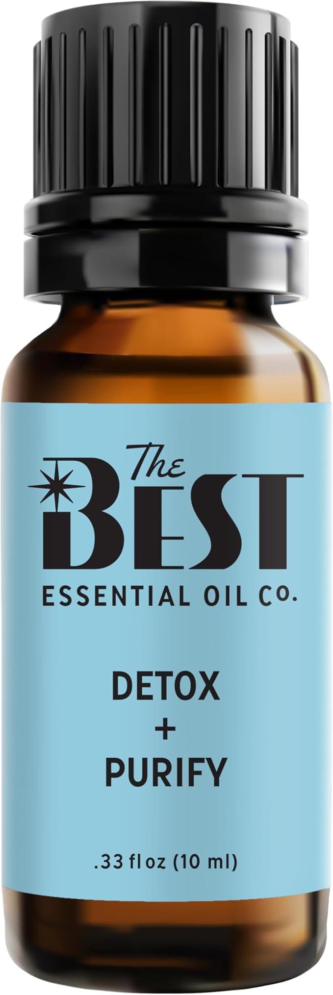 The Best Detox + Purify Essential Oil Blend- Premium Grade- 100% Pure & Natural for Aromatherapy, Diffuser, Spa, Massage, Air Freshener- 10 ml (.33 fl oz)