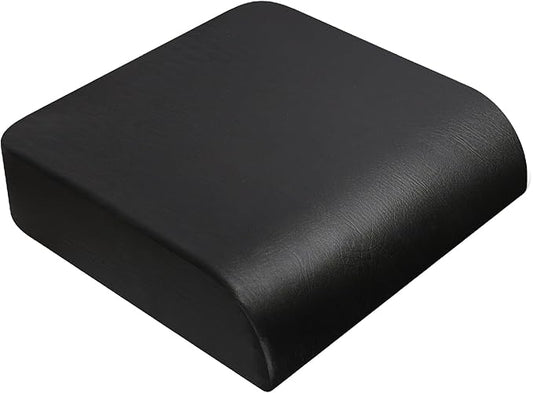 YOUFI Large Seat Cushion, 4 Inch Thick Memory Foam PU Leather Cushion for Sciatica, Hip, Low Back Pain Relief, Supportive Butt Pillow for Office Chair, Wheelchair