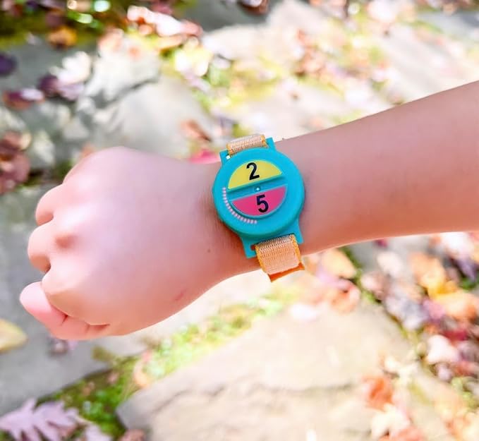 Visual Timer for Kids - 2 & 5 Minute Preset Timer for Easy Transitions & Taking Turns, Fosters Independence and Confidence for Toddler