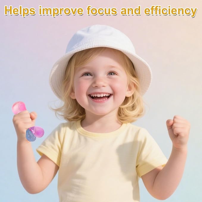 4pcs Stress Relief Balls, Assorted Colors Maltose Filled Fidget Stress Mini Toys Durable Slow Rising Sugar Balls for Anxiety ADHD & Autism Classroom Prizes (Basketball)