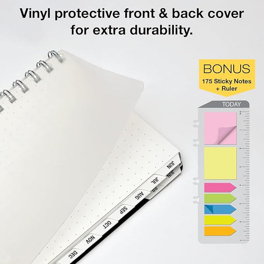 Global Printed Products Essential 5"x8" Monthly & Weekly 2025-2026 Planner - (5" x 8" - June 2025 Through July 2026)