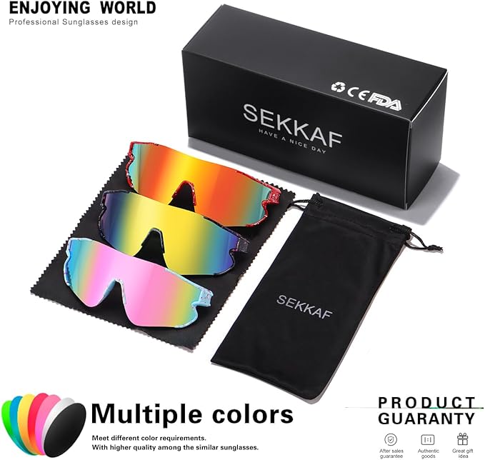 Kids Baseball Sunglasses for Boys Girls Youth Softball Cycling Sports Sunglasses UV400 Protection Age 5-12