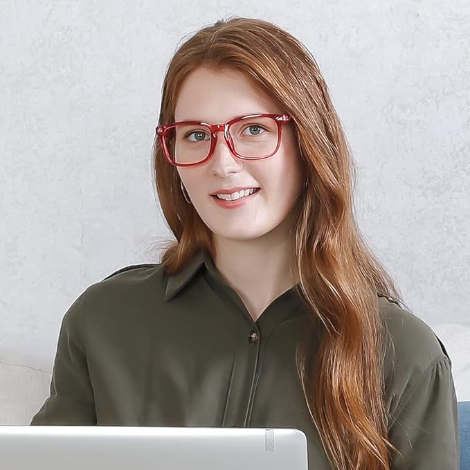 Cyxus Blue Light Glasses for Men Women Reduce Eye Strain UV Blocking for Computer Screen 8082