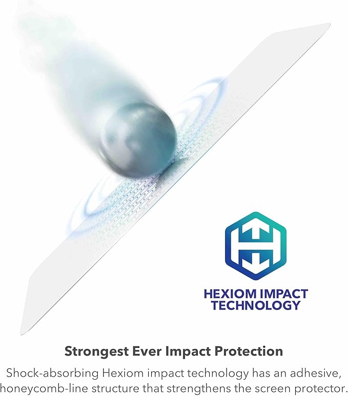 ZAGG XTR2 Screen Protector for iPhone 14 Pro - Glass, Dynamic Island Compatible, with New Anti-reflective Technology, Anti-dust installation, InvisibleShield, Ultra Strong Hexiom Impact Technology