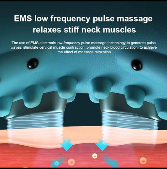 Neck Massager, 2025 Top Neck and Shoulder Relaxer, Back Massager Pillow with Heat,4d Electric Back Massage Pillow, Deep Tissue Relaxation for Shoulders, Home or Office