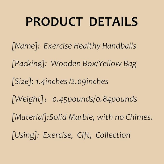 BRABUD 1.4'' Light Green Marble Baoding Chinese Health Exercise Stress Balls in Natural Stone Craft Collection BS003