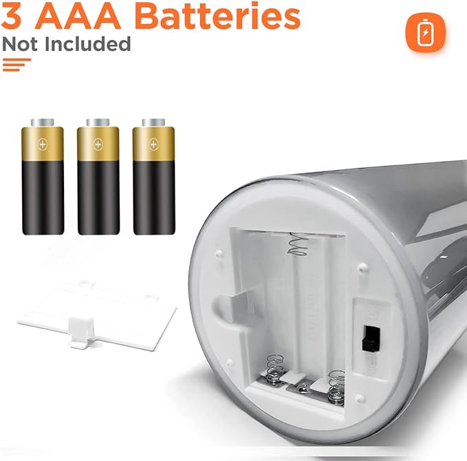 Glass Battery Operated LED Flameless Candles with Remote and Timer, Real Wax Candles Warm Color Flickering Light for Festival Wedding Home Party Decor(Pack of 3)-Grey