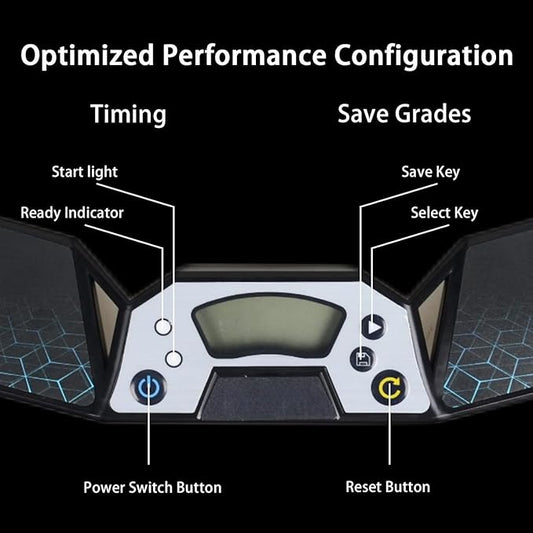 Timer with Mat for Professional Athletics, Touch Control Timer with Display, Timer for Cube Race Stack Competition a Great Gift for Boys and Girls
