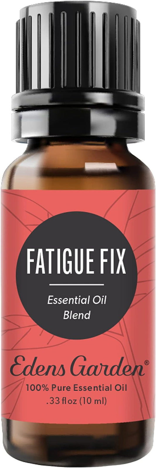 Edens Garden Fatigue Fix Essential Oil Blend- 100% Pure Premium Grade, Undiluted, Natural, Therapeutic, Aromatherapy, The Best for Diffusing, Face, Humidifiers, Skin 10 ml (.33 fl oz)