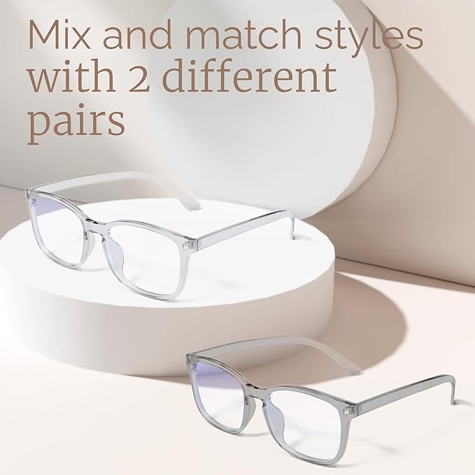 livho High Tech Blue Light Glasses - Advanced up to 99% Blue Light Blocking Computer Glasses - Screen Fatigue & UV Protection