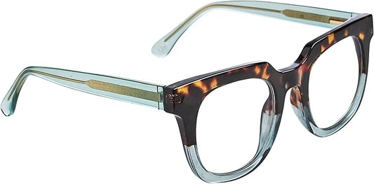 Peepers by PeeperSpecs Women's Oprah's Favorite Things Showbiz Square Blue Light Blocking Reading Glasses