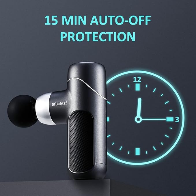 arboleaf Mini Massage Gun Deep Tissue, Muscle Massager for Back Pain Relief, Small Massage Gun Travel Massager Handheld, Quiet Percussion Massager Portable