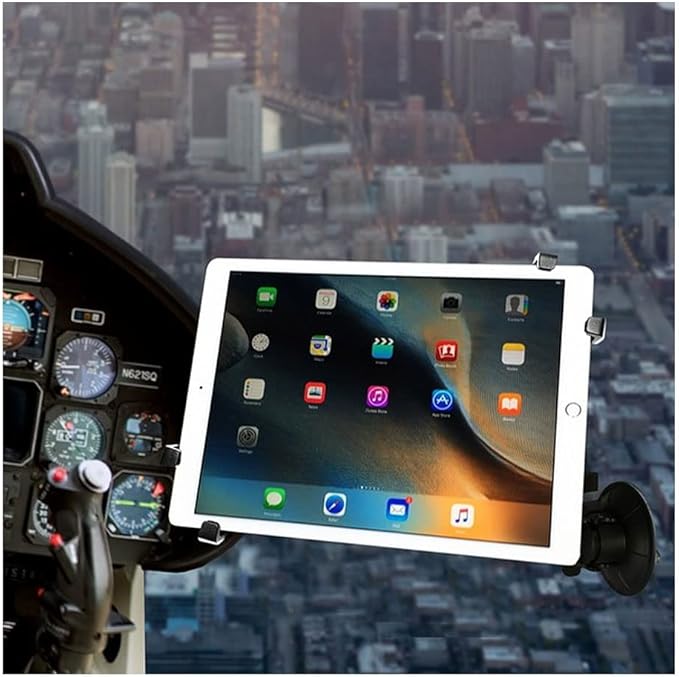 Universal Adjustable Quick Release Lightweight Sport Cradle XL with 360 Degree Rotation for MGF Sport Mounts Compatible with Any 11.5"-13" Tablet,Black,One Size