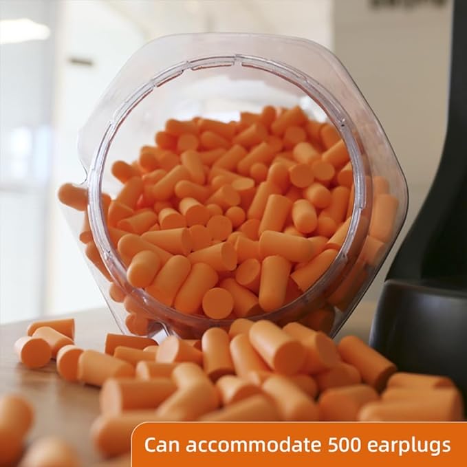 (500 Pairs) PU Foam Ear Plugs, Soft Disposable Ear Covers, Industrial Ear Plugs – SNR 37dB, Noise Reduction, Anti-Noise, Sound Insulation, Suitable for Hearing Protection in workshops and Factories.