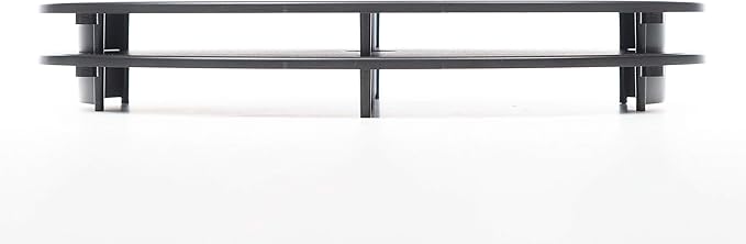 Stackable 1 Inch Computer Monitor Riser Stand, Oval, Black, VUR 8800 Single Unit…