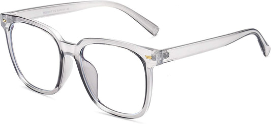 PANNER Oversized Square Blue Light Blocking Glasses for Women Men Anti Glare Reduce Eyestrain Computer Glasses