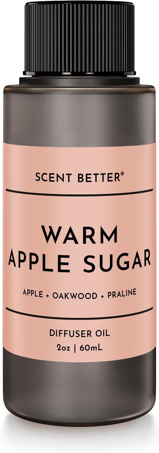 Scent Better Warm Apple Sugar Aroma Essential Oil Blend: an Aromatherapy Blend of Apple, Oakwood, and Praline for Ultrasonic Diffusers & Nebulizers (2 Fl Oz, 60 mL)