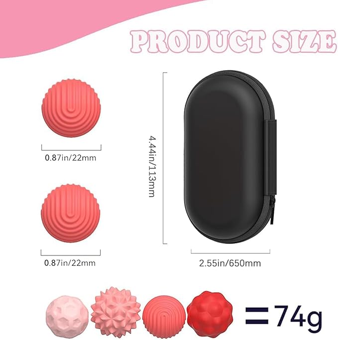 Magnetic Sensory Fidget Balls (8PCS), Weighted Magnet Balls Fidget Toys for Teens Adult ADHD Autism Anxiety, Quiet Stress Relief Office Desk Gadgets, Hand Therapy Sensory Toy Items Gift (Red)