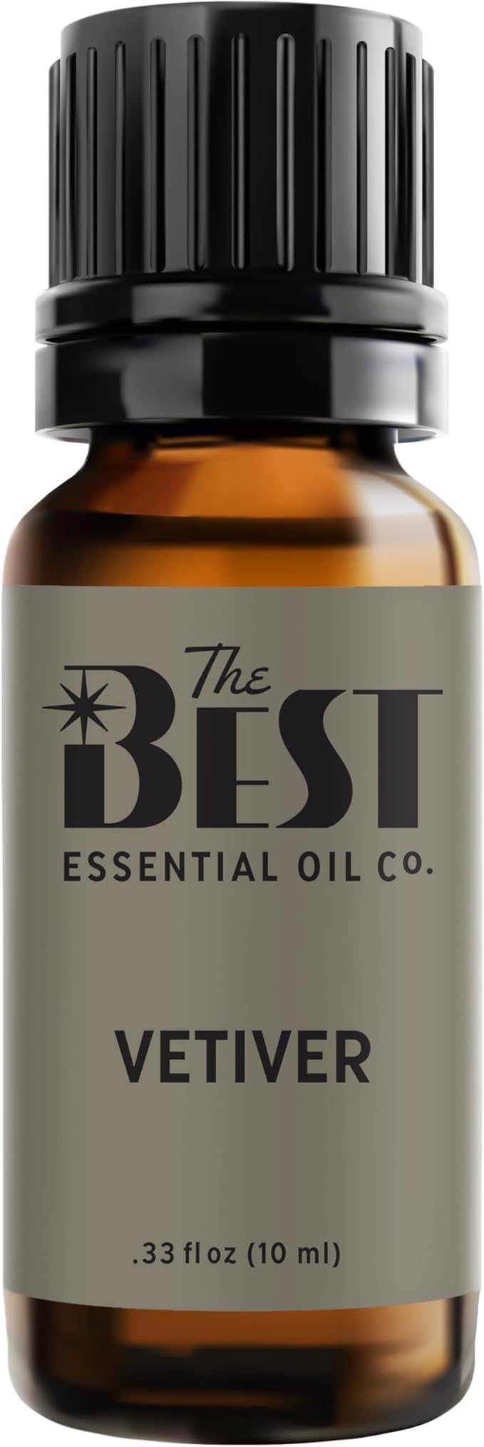 The Best Vetiver Essential Oil- Premium Grade- 100% Pure & Natural for Aromatherapy, Diffuser, Spa, Massage, Air Freshener- 10 ml (.33 fl oz)