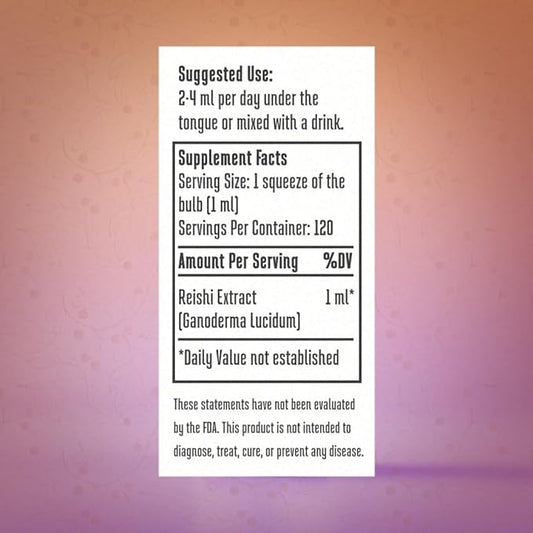 Hodgins Harvest Organic Reishi Mushroom Fruiting Body Extract Tincture - Extra Concentrated Dual Extract Supplement - Supports Heart Health & Wellness - USDA Organic Mushrooms - 4 oz