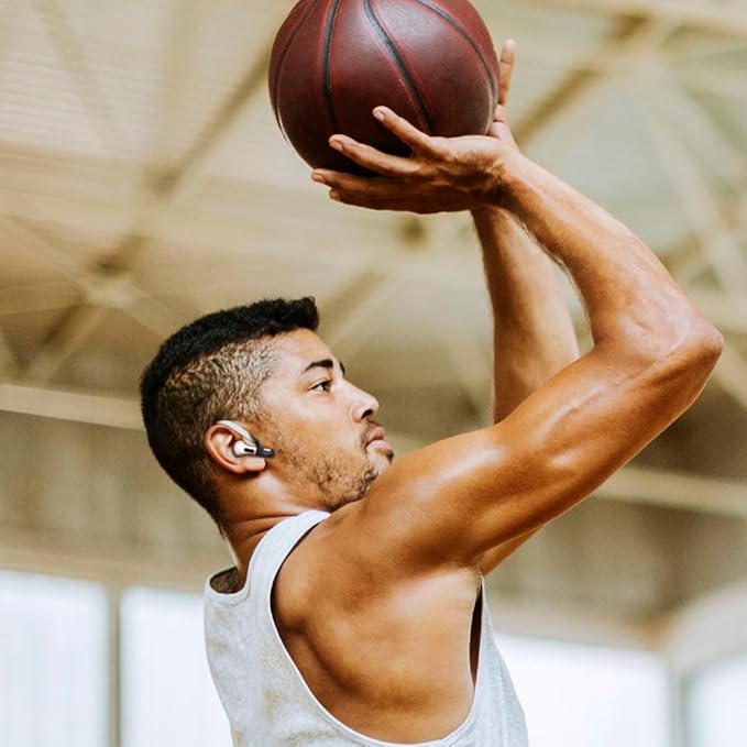 WC HookZ - Patented Upgraded Over Ear Hooks for AirPods Pro 1, 2 & AirPods 1, 2 & 3- Two Size Pairs Included in Package, Unique Left & Right Hook, Made by Wicked Cushions | Mixed Marble