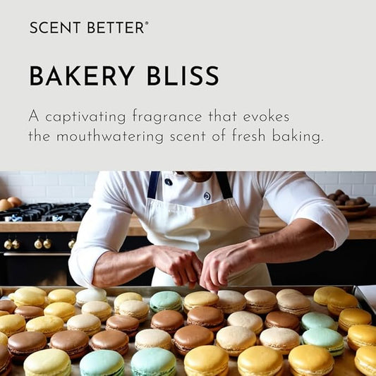 Scent Better Bakery Bliss Aroma Essential Oil Blend: an Aromatherapy Blend of Almond, Cherries, and a hint of Pistachio with for Ultrasonic Diffusers & Nebulizers (3.3 Fl Oz, 100 mL)