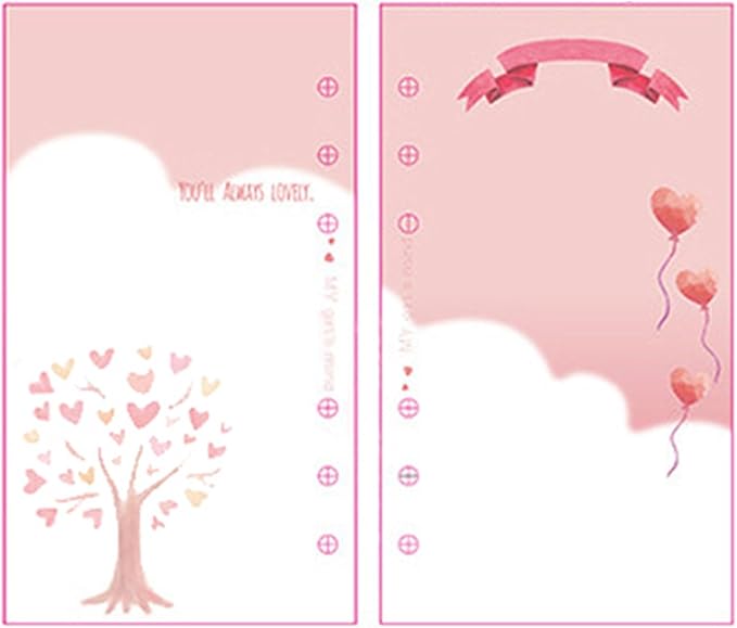 Lined Lined Refill Paper,6-Hole Loose Leaf Paper Punched Ruled Journal Notebook Filler A5 A6 A7 Paper for Refillable Leather Journals Personal Size Organizer Binder Planner(A6)