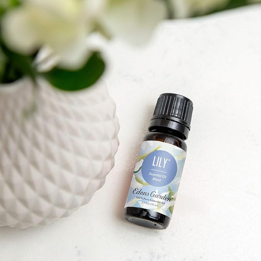 Edens Garden Lily Essential Oil Blend – 100% Pure Premium Grade, Toxin-Free Floral Oil, No Synthetics, Undiluted & Clean for Skin, DIY Soap Making, Perfume, Home & Car Diffusers 10 ml (.33 fl oz)