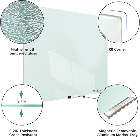 Glass Whiteboard 36 * 72Inches