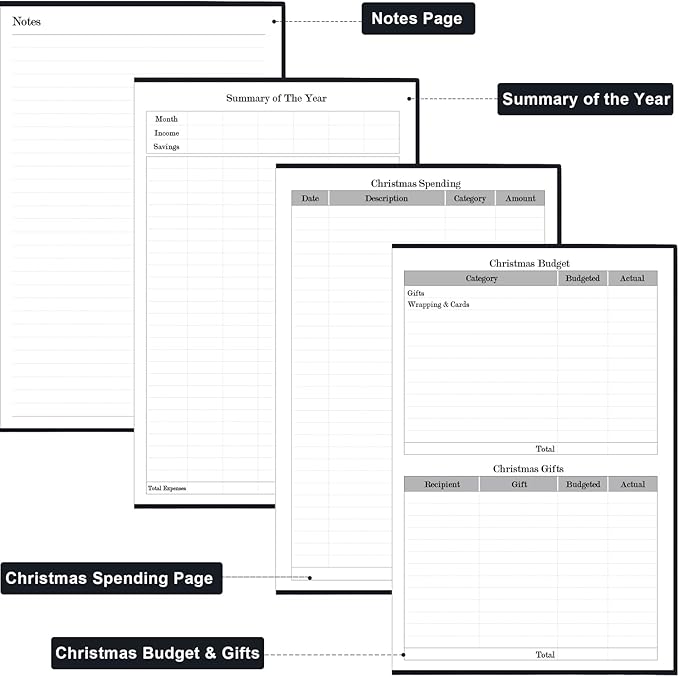 2025-2026 Daily & Monthly Planner - 2025 2026 Academic Year Planner One Page Per Day from July 2025 to June 2026, Hourly Appointment Book Perfect Organizer Daily Life, Fabric Cover, 5.8'' x 8.3'', Black