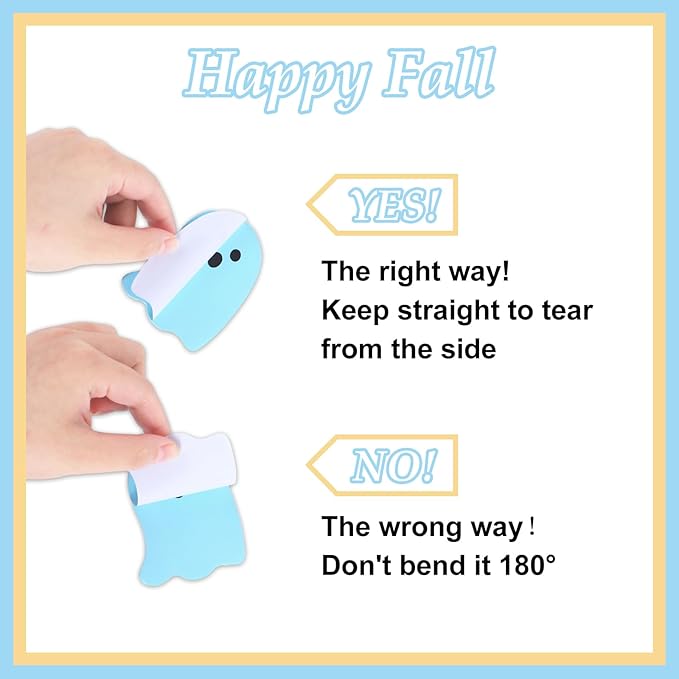 24 Pack Halloween Sticky Notes 6 Pastel Colors Boo Ghost Shaped Sticky Memo Pads for Home Office Classroom Supplies, 480 Sheets