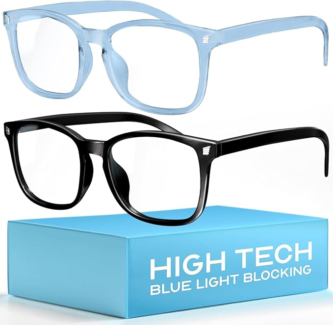 livho High Tech Blue Light Glasses - Advanced up to 99% Blue Light Blocking Computer Glasses - Screen Fatigue & UV Protection