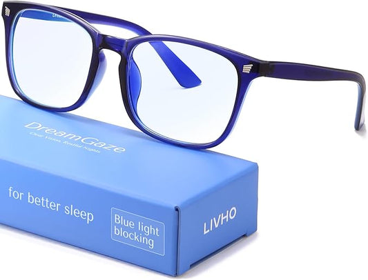 DreamGaze 99.9% Blue Light Blocking Glasses for Better Sleep - Anti Blue Light Glasses Men - Premium Computer Gaming Glasses