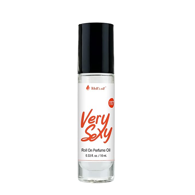 Well's Oil Roll-On Perfume Oil (Very Sexy) | Sweet & Woodsy Notes | Long-Lasting | Paraben-Free | 0.33 Fl Oz / 10 ml
