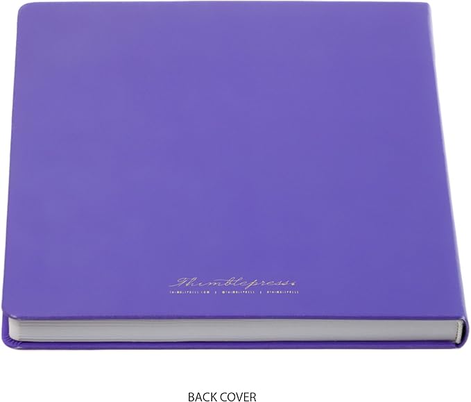 Eccolo Large Lined Journal Notebook, Hardbound Cover, Writing Journal, 256 Ruled Pages, Gilded Edge, Ribbon Bookmark, Lay Flat, Desk Size for Work or School, Creative List (Purple, 8x10 inches)
